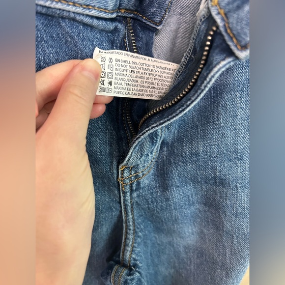 Forever 21 Blue Patchwork Wide-Leg Jeans - Picture 6 of 8